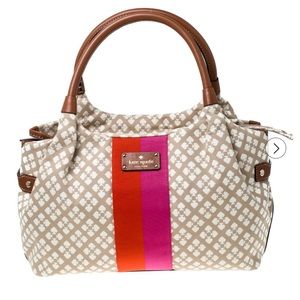 Kate Spade Bags | Kate Stevie Diaper Bag In Stucco | Color: